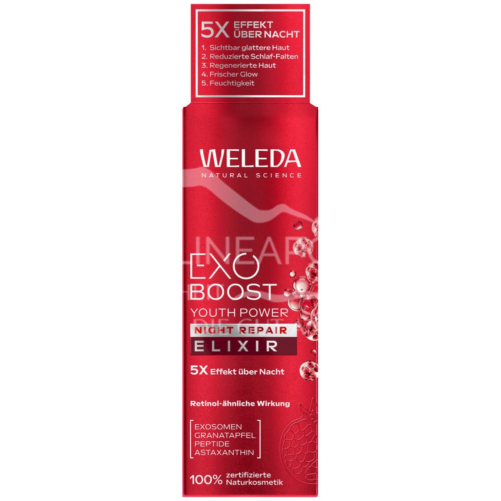 Weleda EXO BOOST Youth Power Night Repair Elixier - Granatapfel