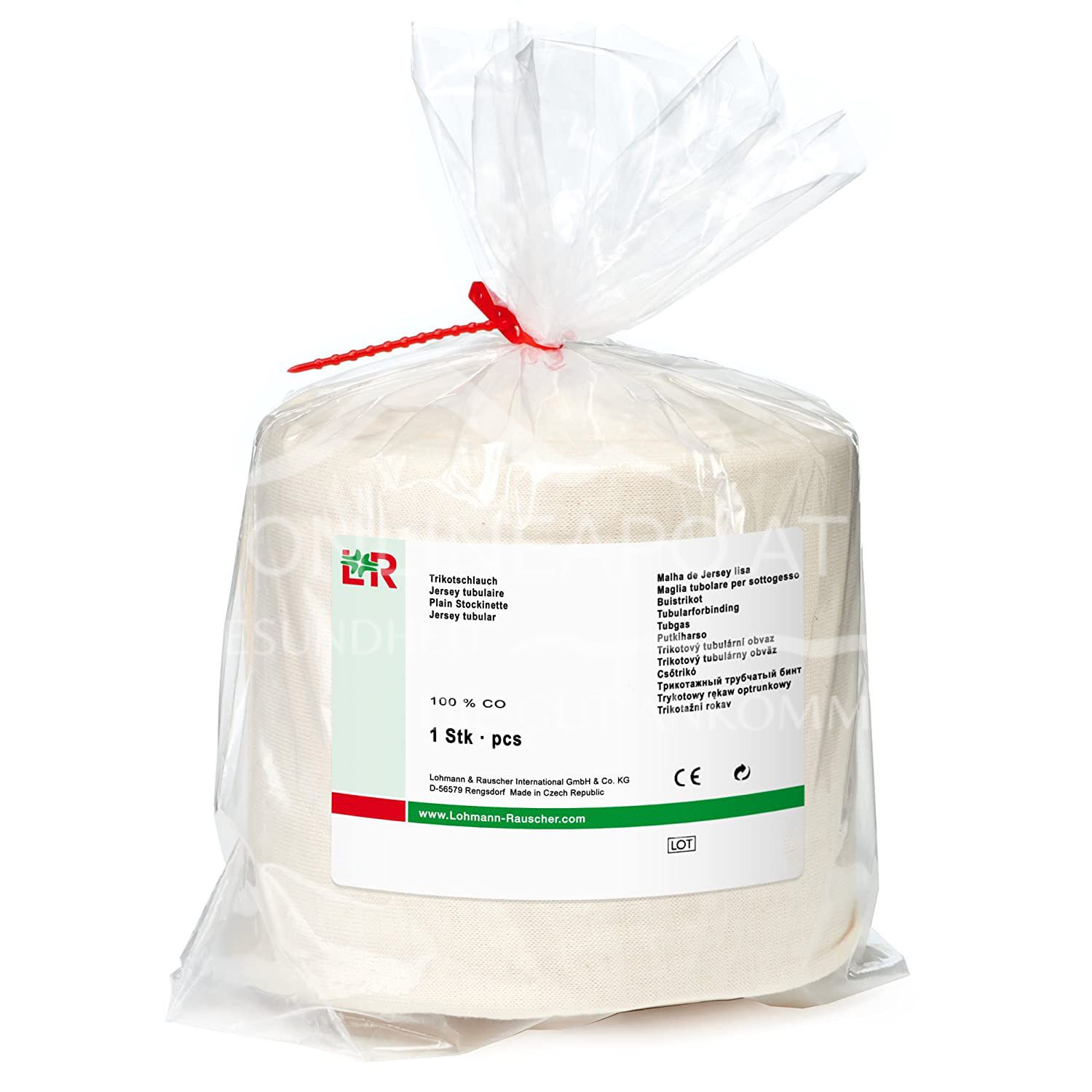 Lohmann & Rauscher jersey tube roll, 12 cm x 25 m