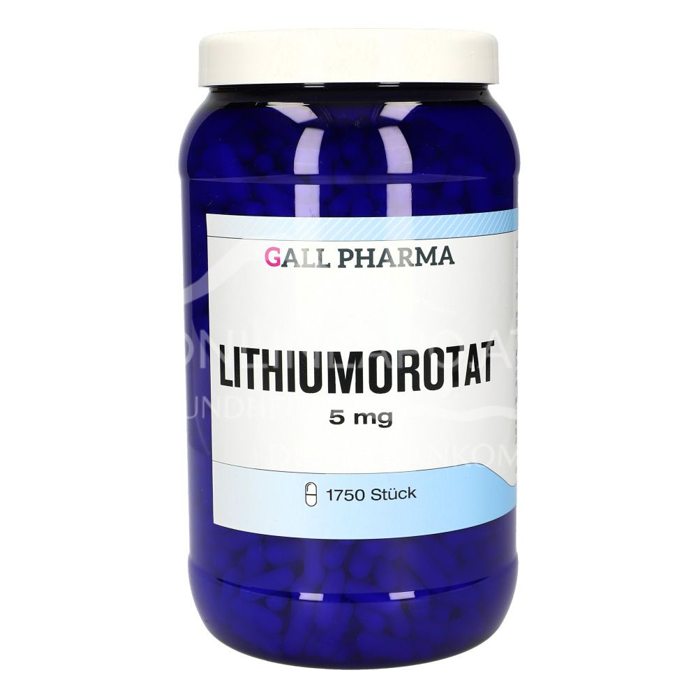 Gall Pharma Lithiumorotat 5 mg Kapseln