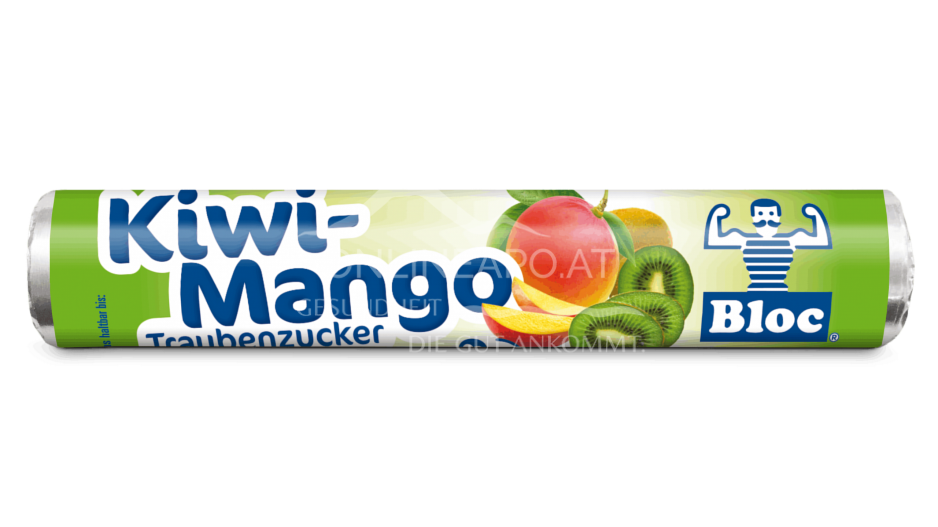 Bloc® Traubenzucker Kiwi-Mango Rolle