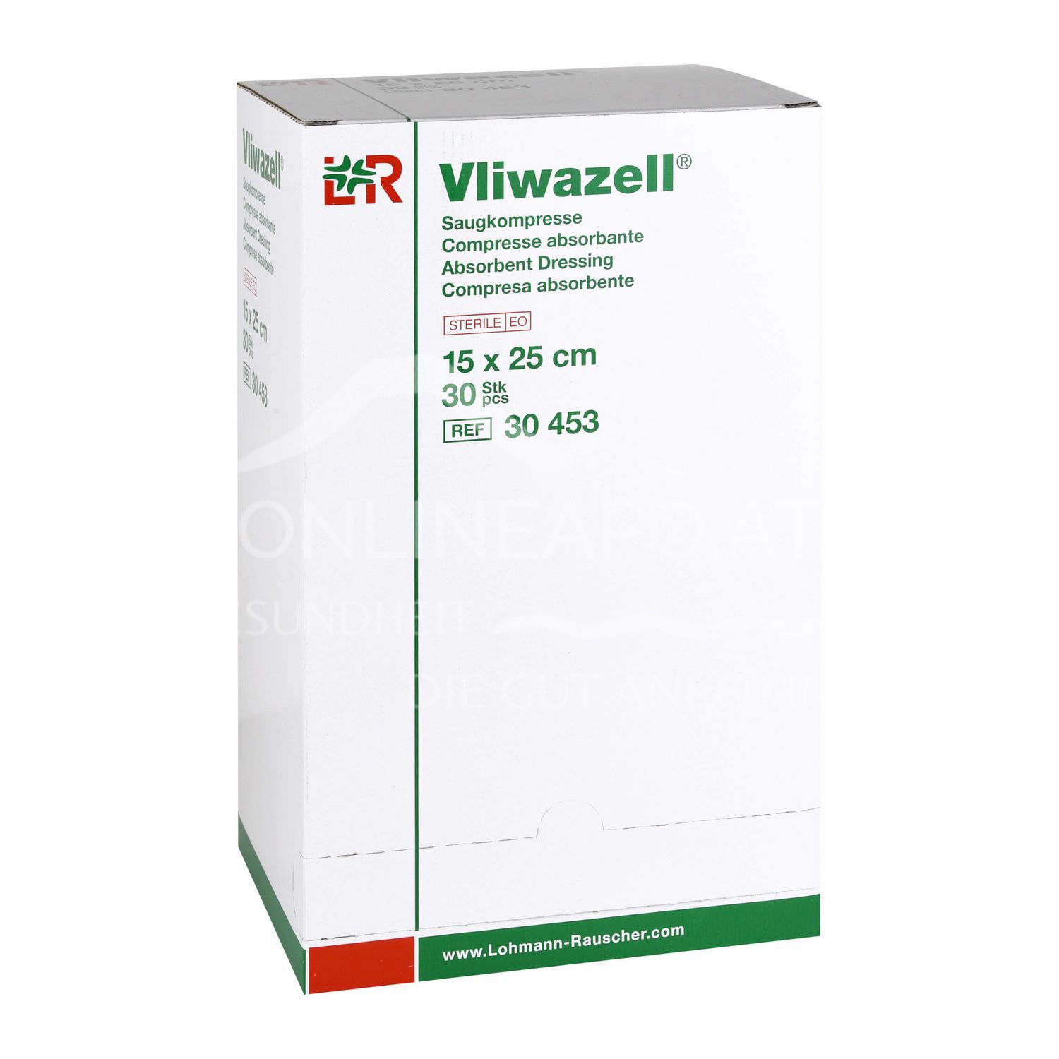 Vliwazell® absorbent pads sterile, 15 x 25 cm