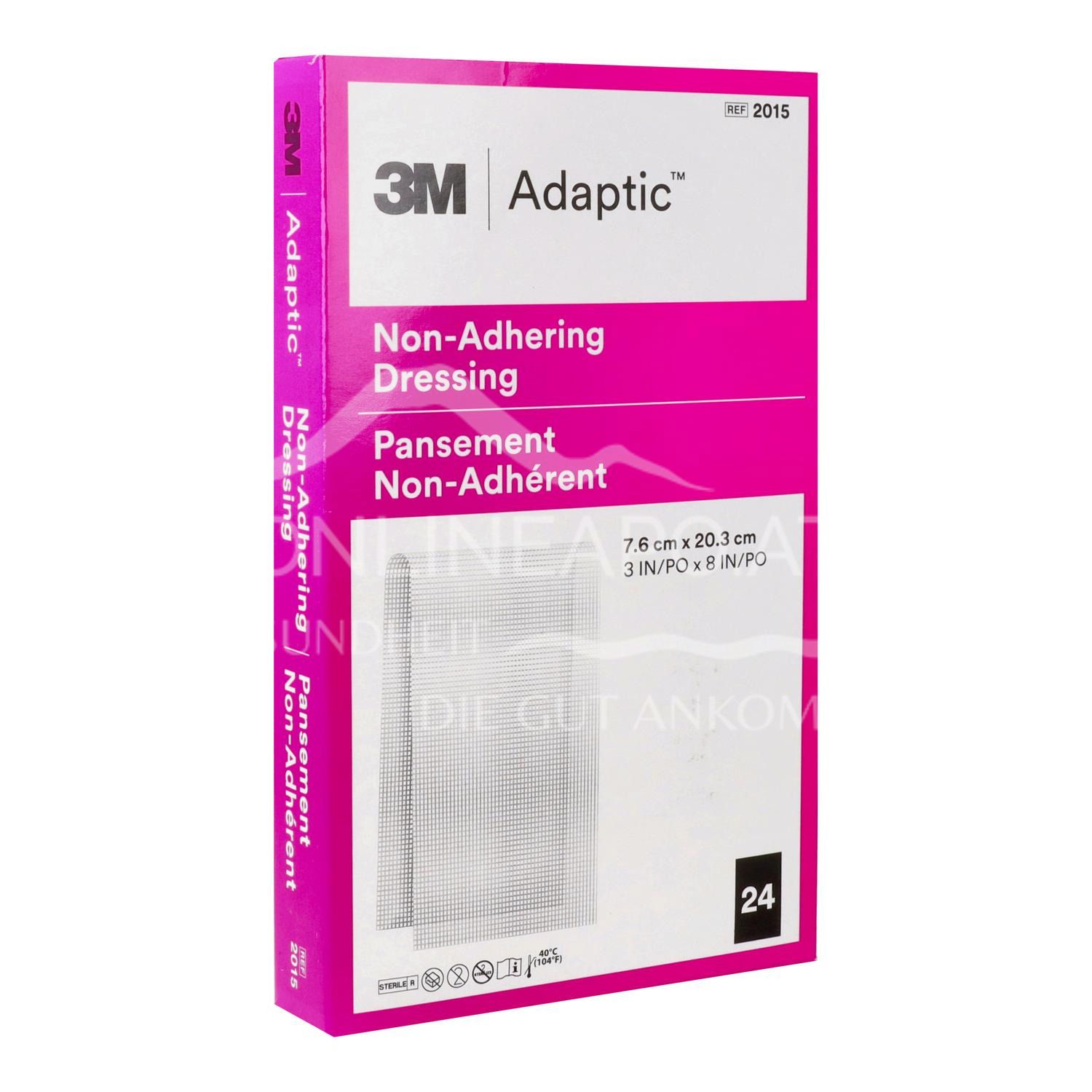 3M™ ADAPTIC™ nichthaftender Wundverband, steril, 7,6 x 20,3 cm