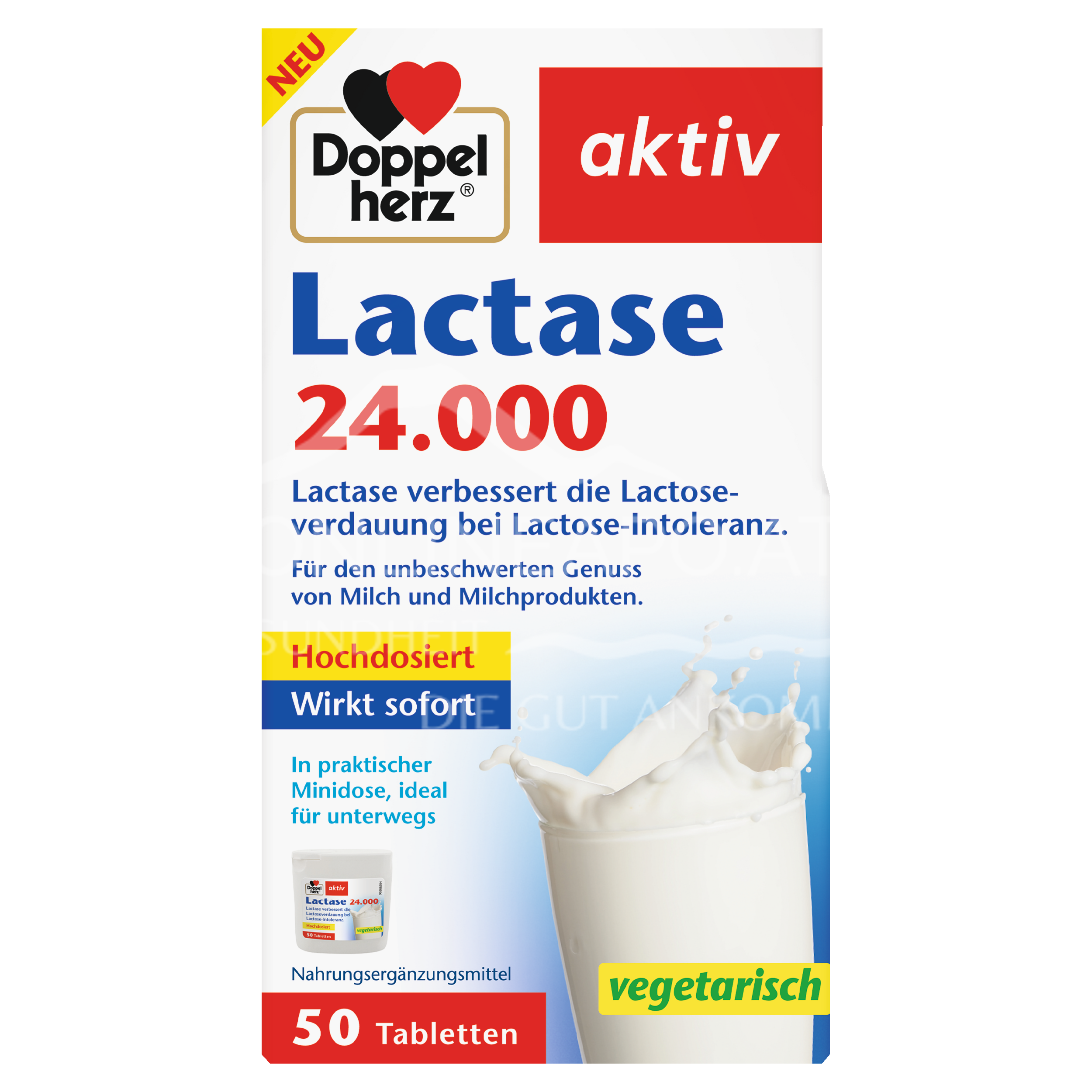 Doppelherz aktiv Lactase 24.000 Tabletten