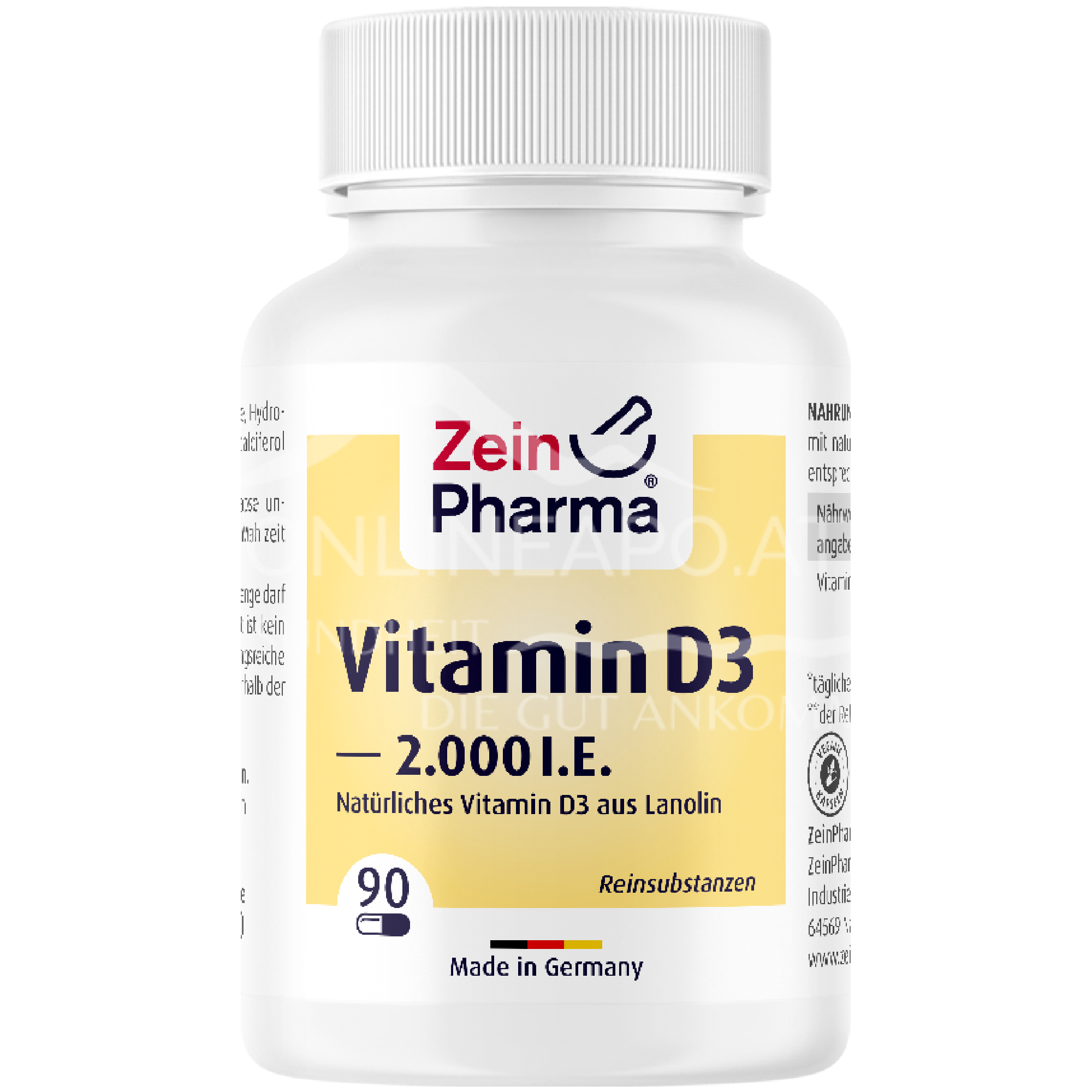 ZeinPharma Vitamin D3 2000 I.E. Kapseln