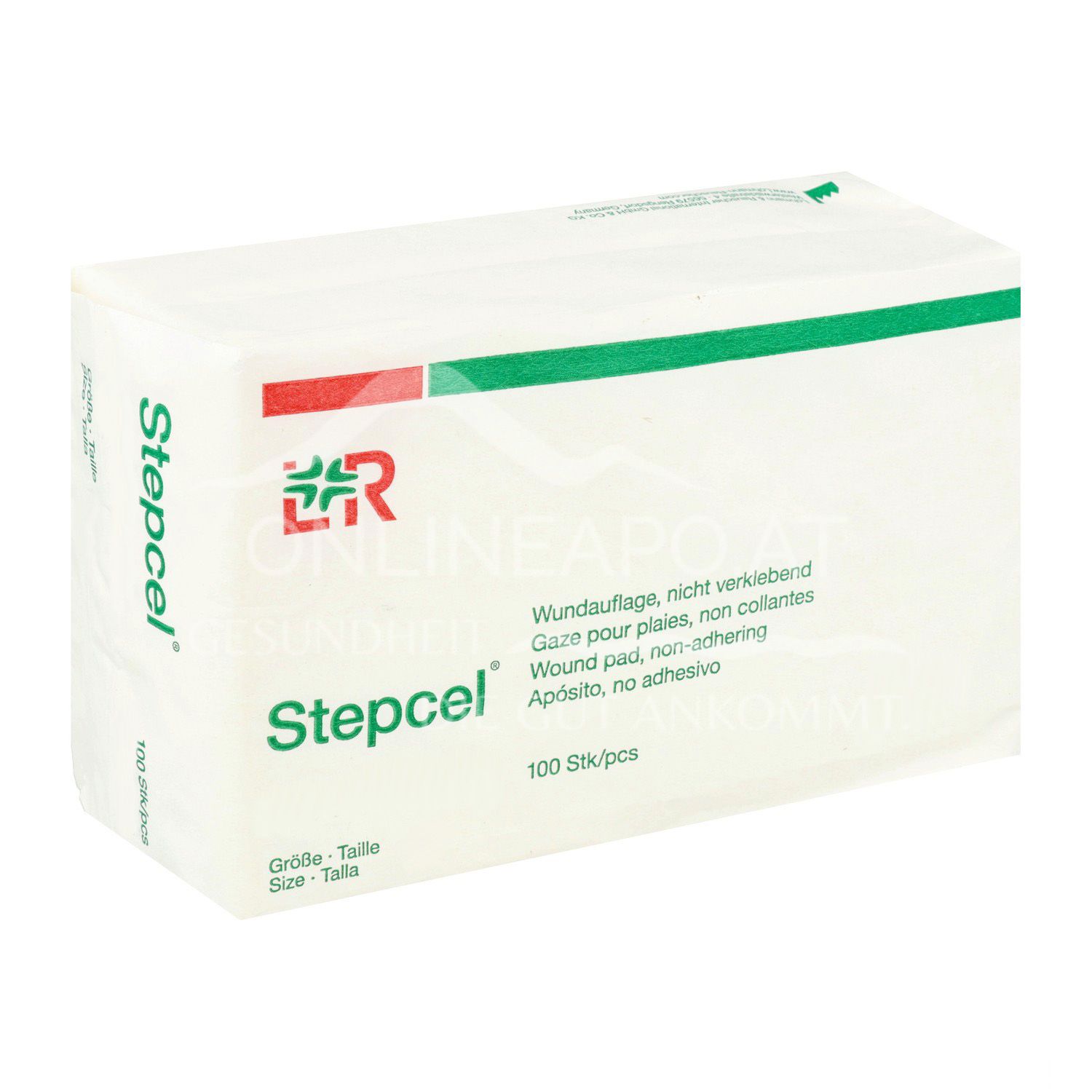Stepcel® soft, non-adhesive wound dressing, non-sterile, 5 x 5.6 cm