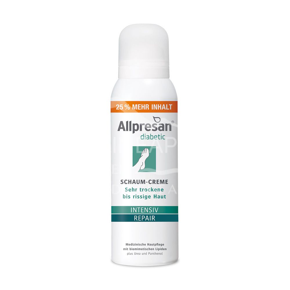 Allpresan® diabetic INTENSIV + REPAIR Schaum-Creme mit Urea