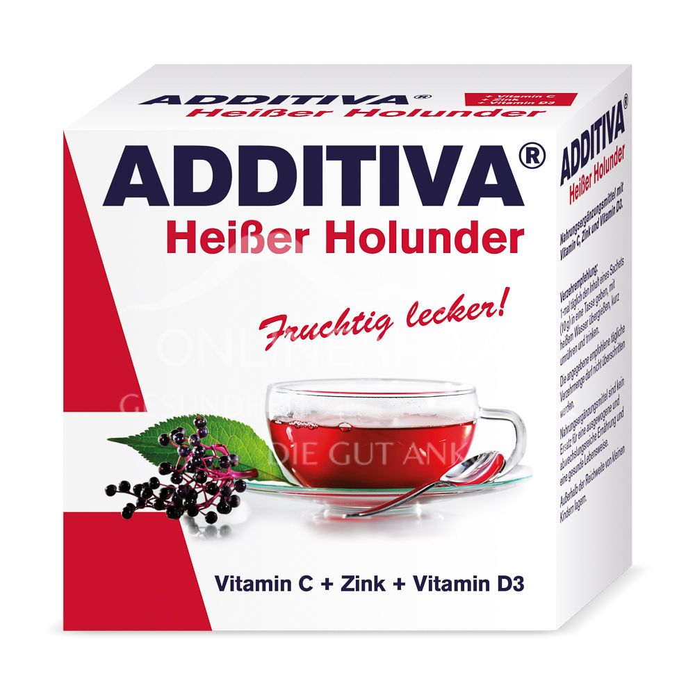 ADDITIVA® Heiße Holunder Heißgetränkepulver 10 g