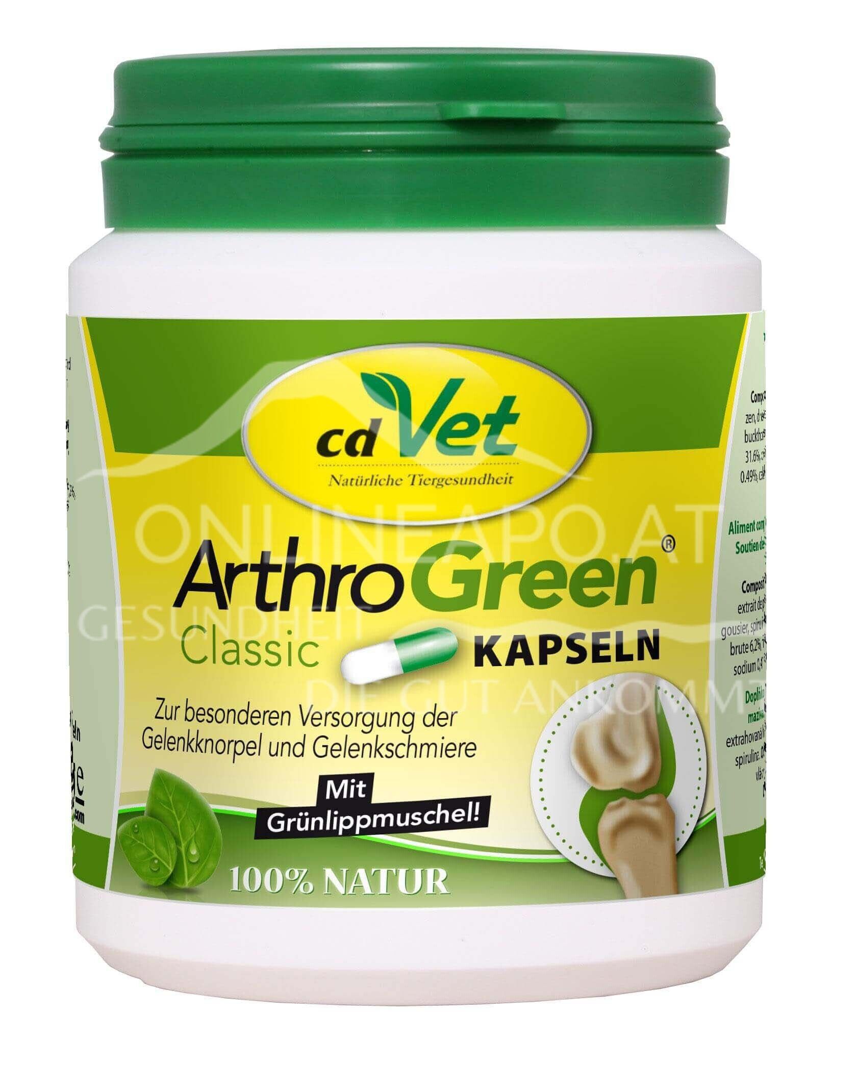 cdVet ArthroGreen Classic Kapseln für Hunde und Katzen