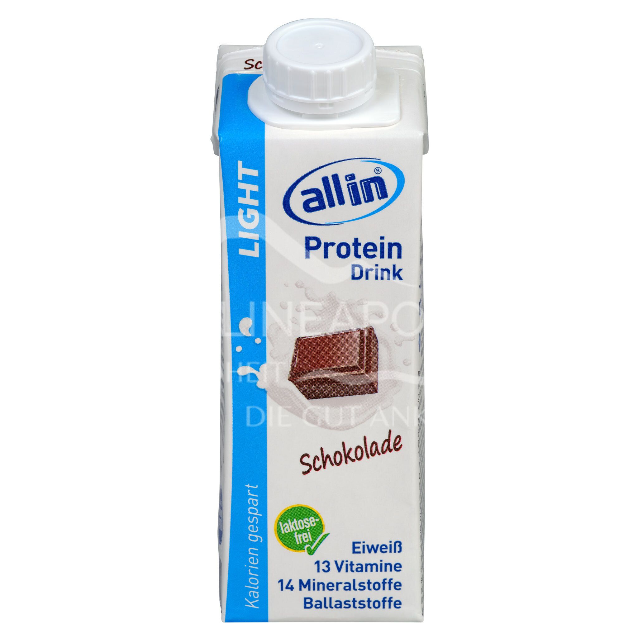 all in® LIGHT Protein Drink Schokolade (14 x 250 ml)