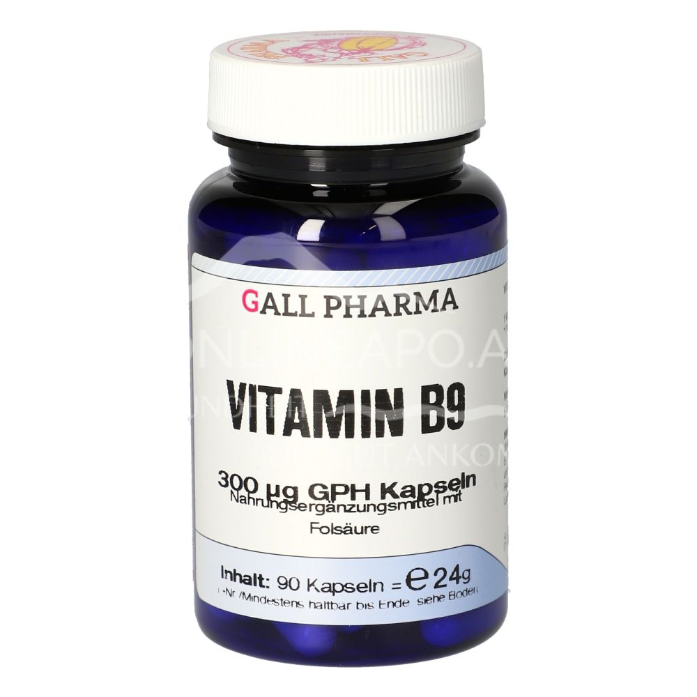Gall Pharma Vitamin B9 300 mcg Kapseln