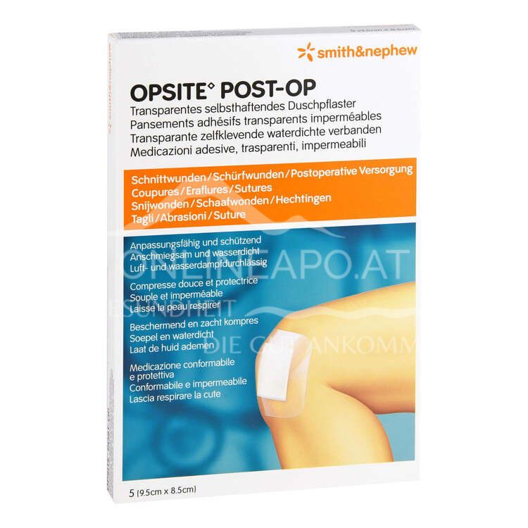 OPSITE POST-OP Folienverband mit Wundkissen steril, 8,5 x 9,5 cm
