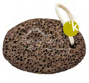 Kozbach Pharma 5506 Lava-Bimsstein, Natur-Lavastein, mit Kordel