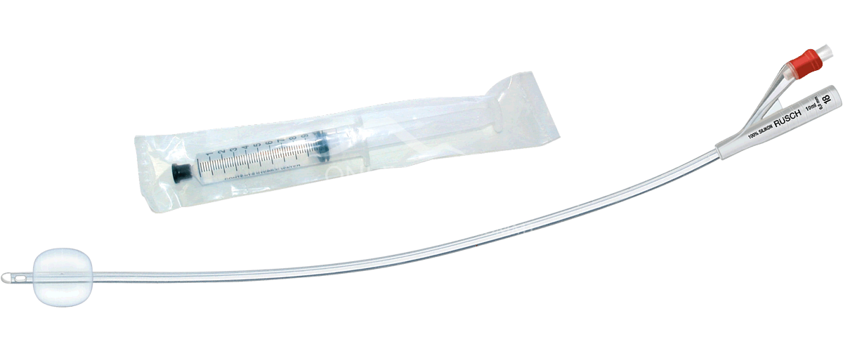 Rüsch AquaFlate Glycerine Ballonkatheter - Tiemann - CH 16, 10 ml ca. 41 cm