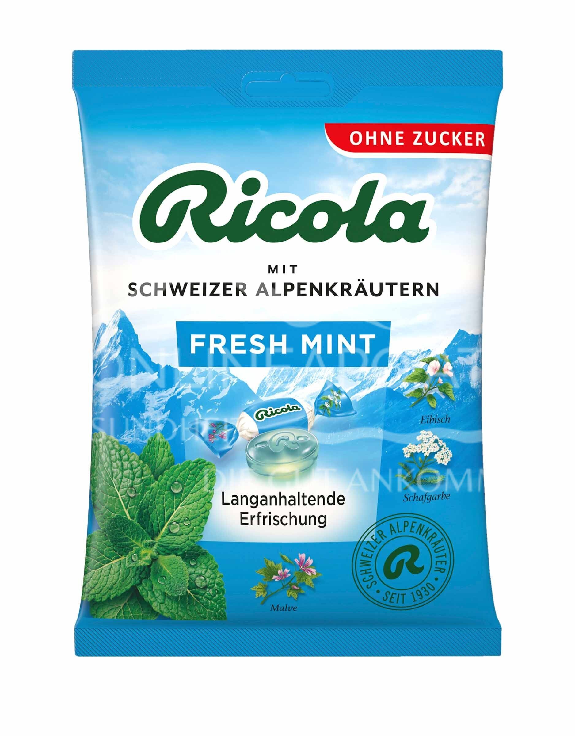 Ricola Fresh Mint Bonbons Zuckerfrei Beutel