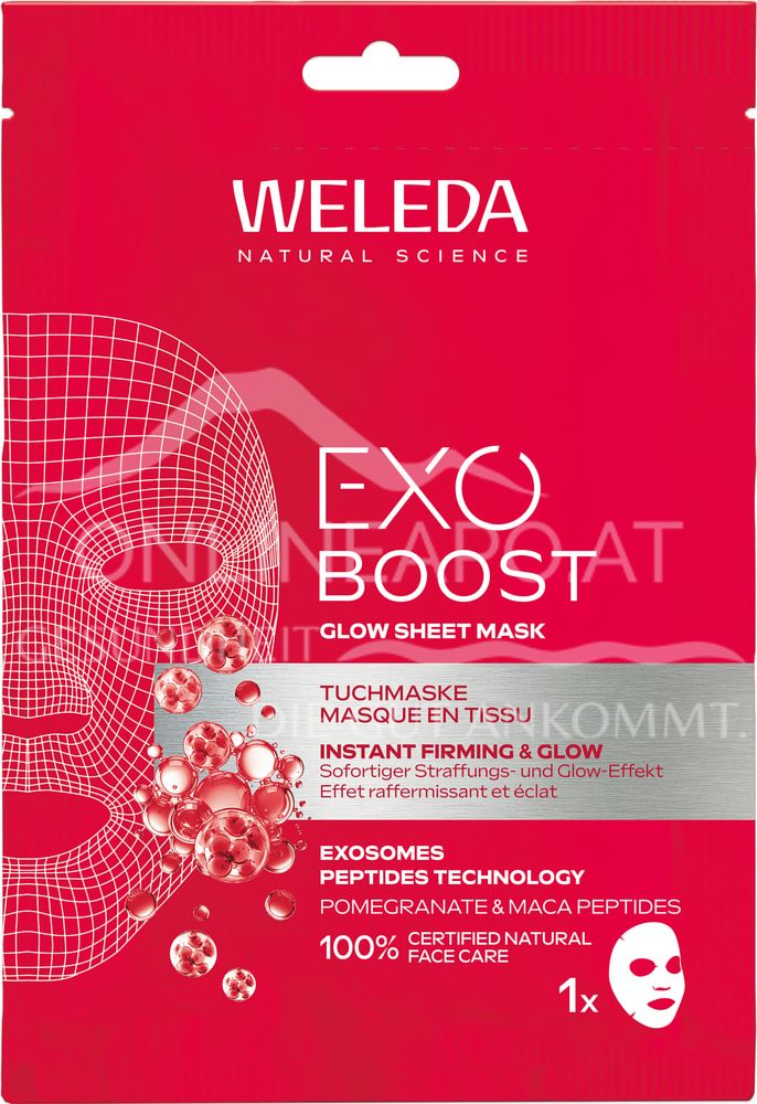 Weleda EXO BOOST Glow Tuchmaske