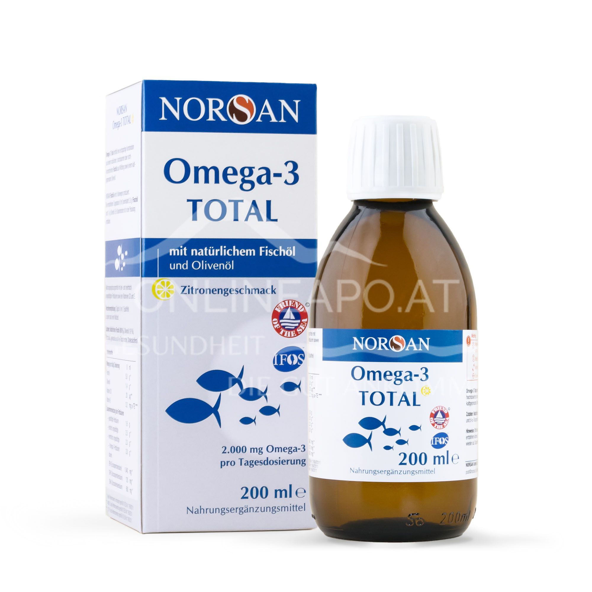 Norsan Omega 3 Total Fischöl Zitrone