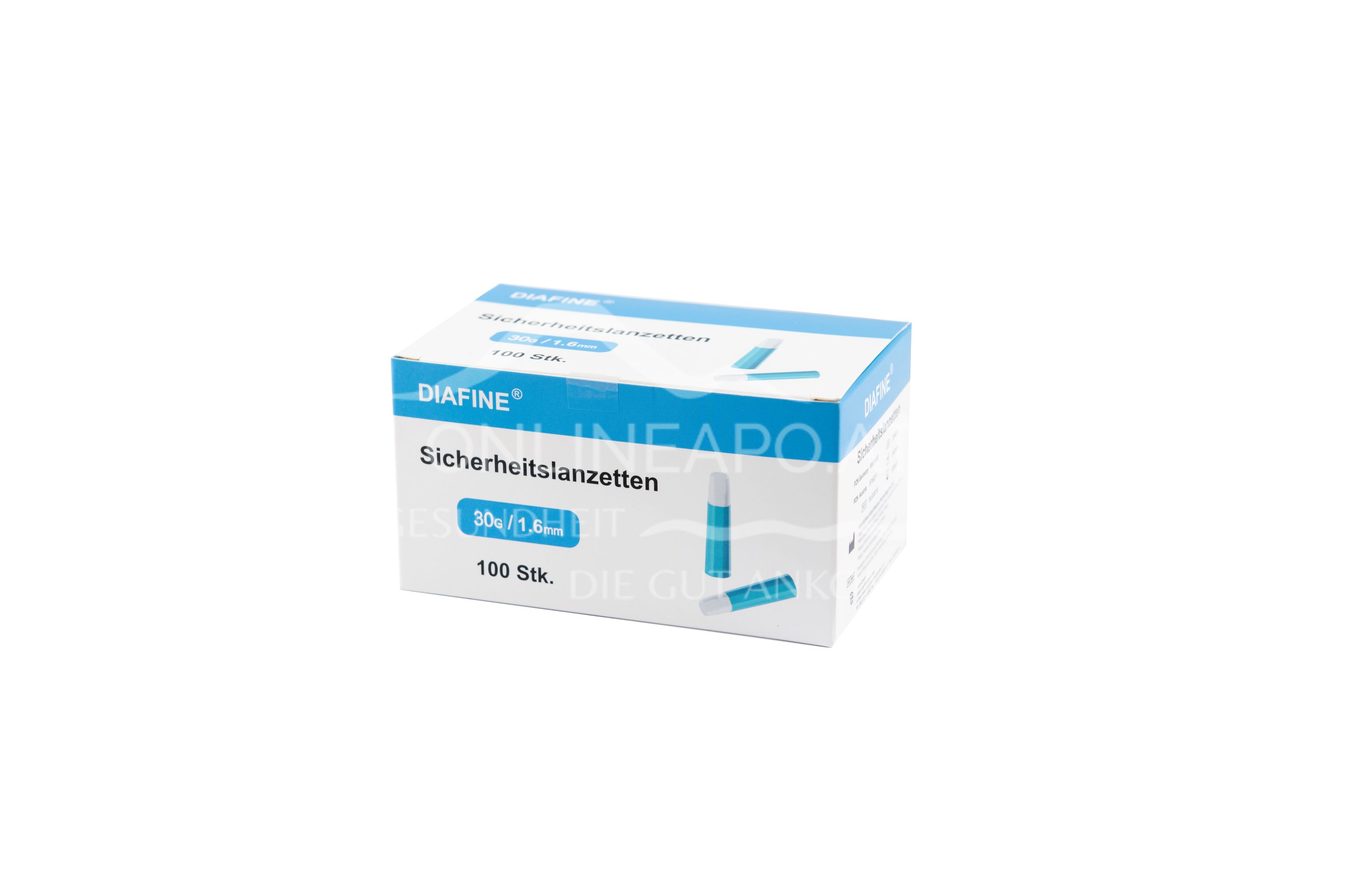 DIAFINE® Sicherheitslanzetten 30G x 1,6 mm