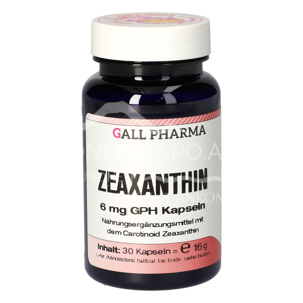Gall Pharma Zeaxanthin 6 mg Kapseln