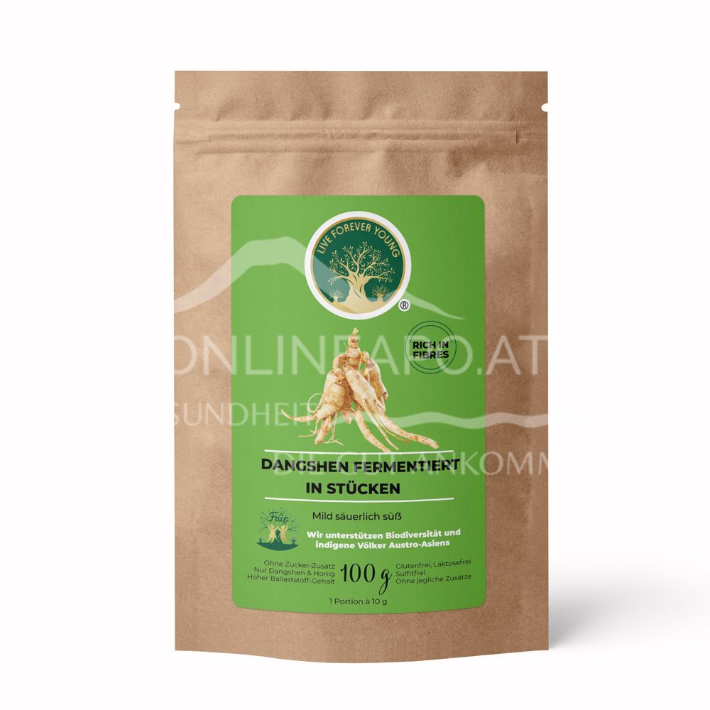 Live Forever Young Dangshen Fermentiert in Stücken