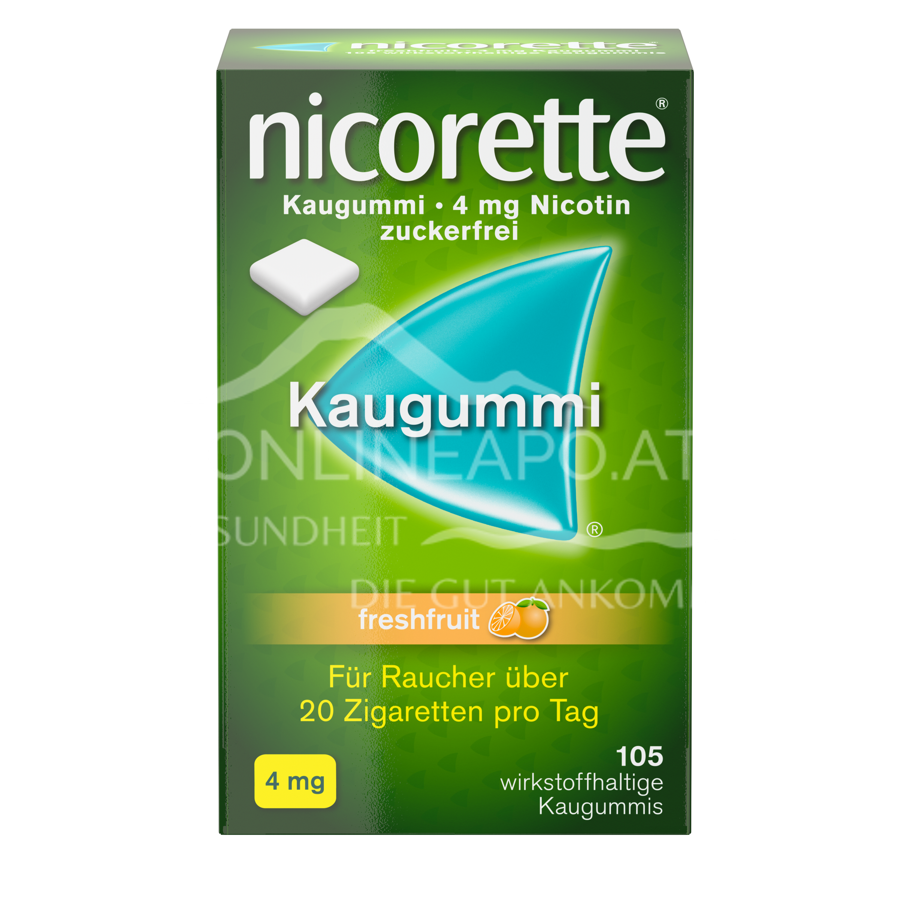Nicorette® Freshfruit 4 mg - Kaugummi zur Raucherentwöhnung