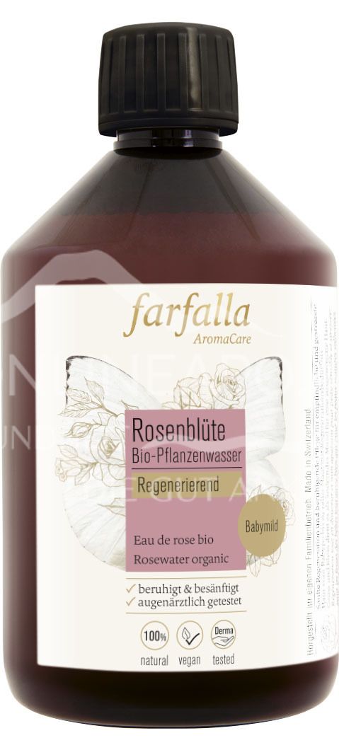 Farfalla Rose Blossom, organic plant water, regenerating