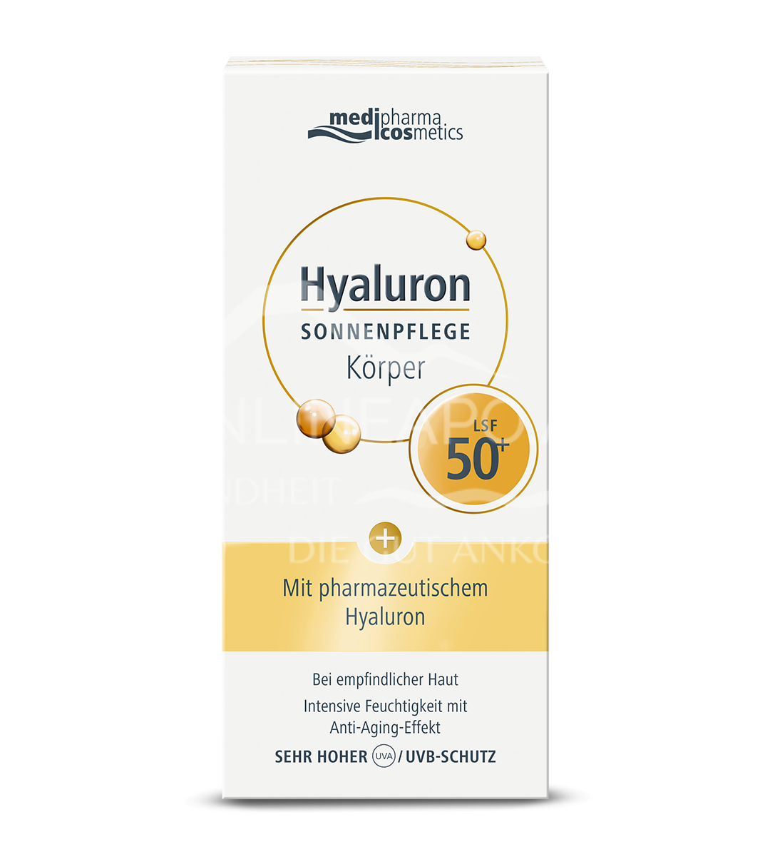 medipharma cosmetics Hyaluron Sonnenpflege Körper LSF 50+
