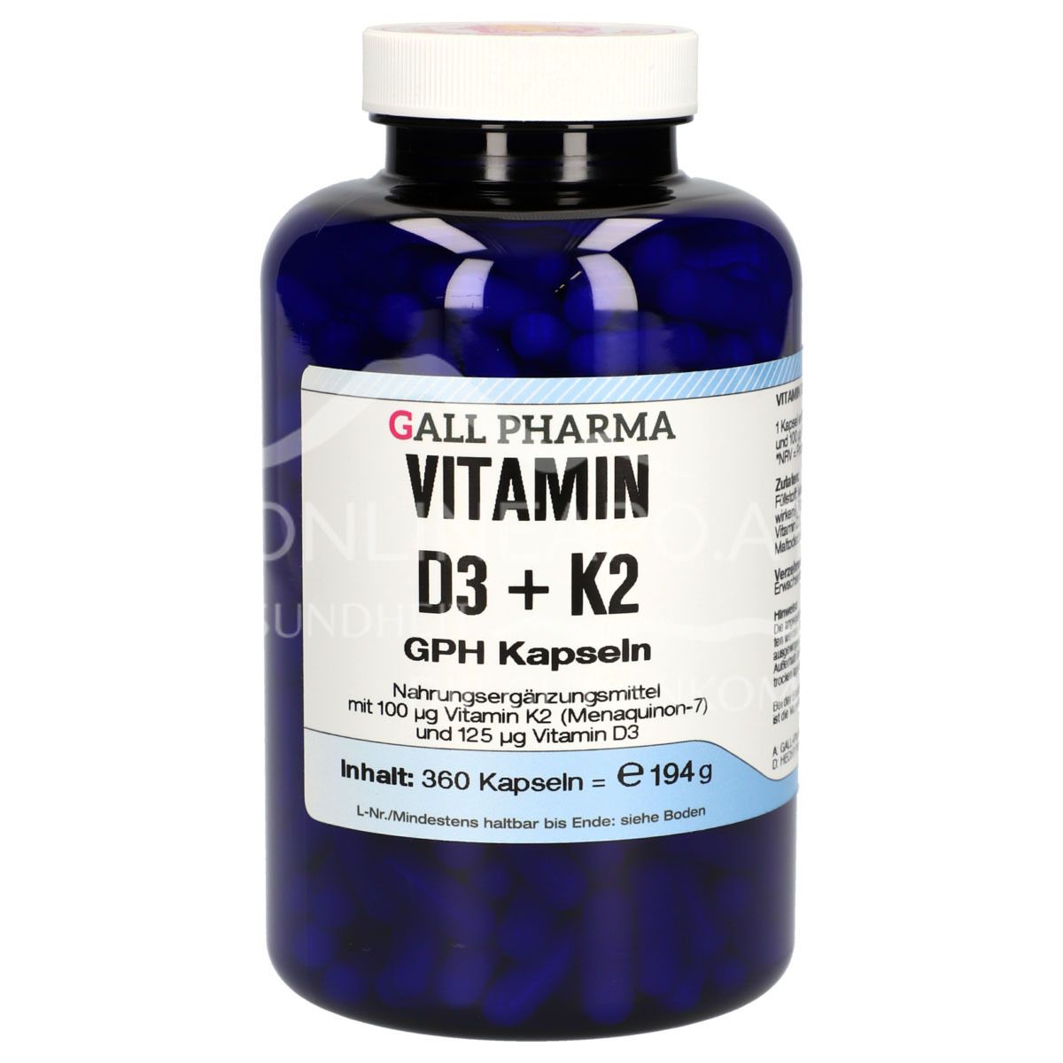 Gall Pharma Vitamin D3 + K2 Kapseln