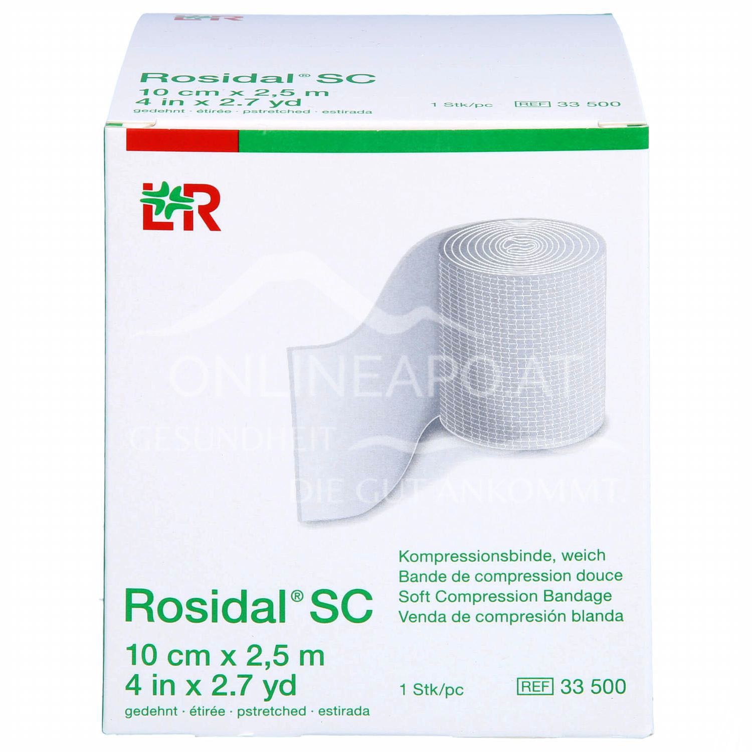 Rosidal® SC compression bandage, soft 10 cm x 2.5 m