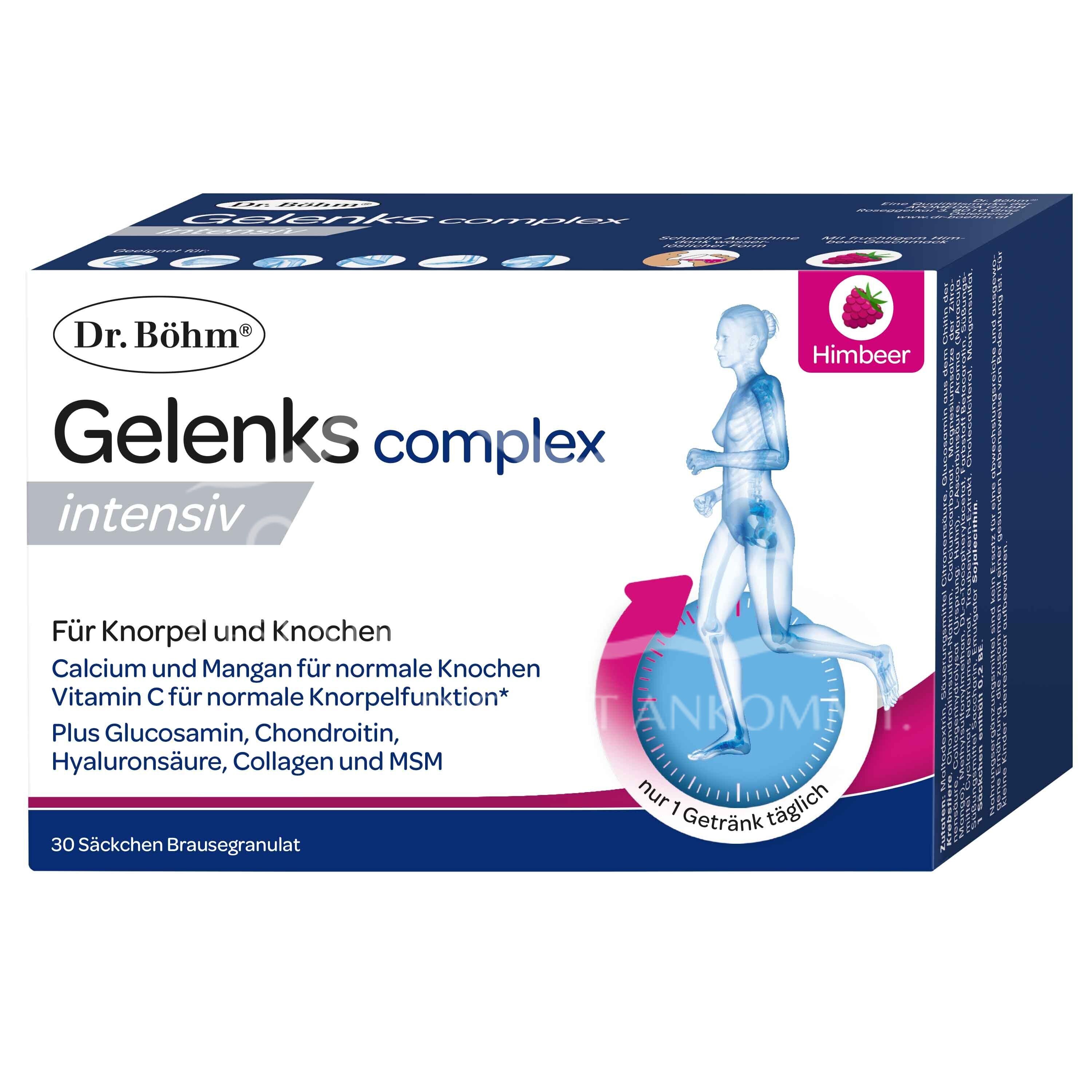 Dr Böhm® Gelenks complex intensive effervescent granules - raspberry