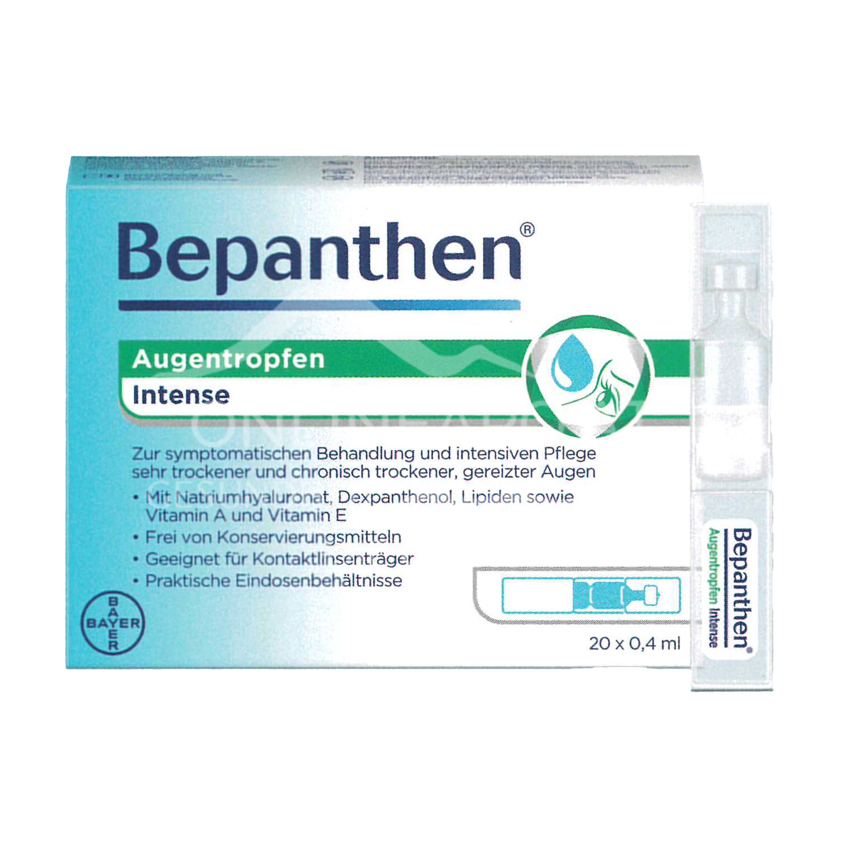 Bepanthen® Augentropfen Intense Einzeldosen á 0,4 ml