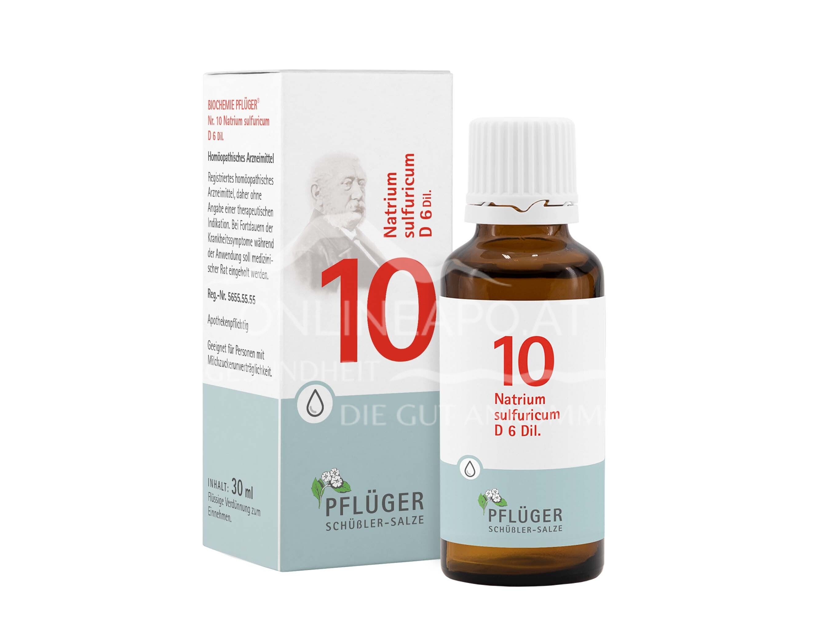 Biochemie Pflüger® Nr. 10 Natrium sulfuricum D 6 Dil. Tropfen