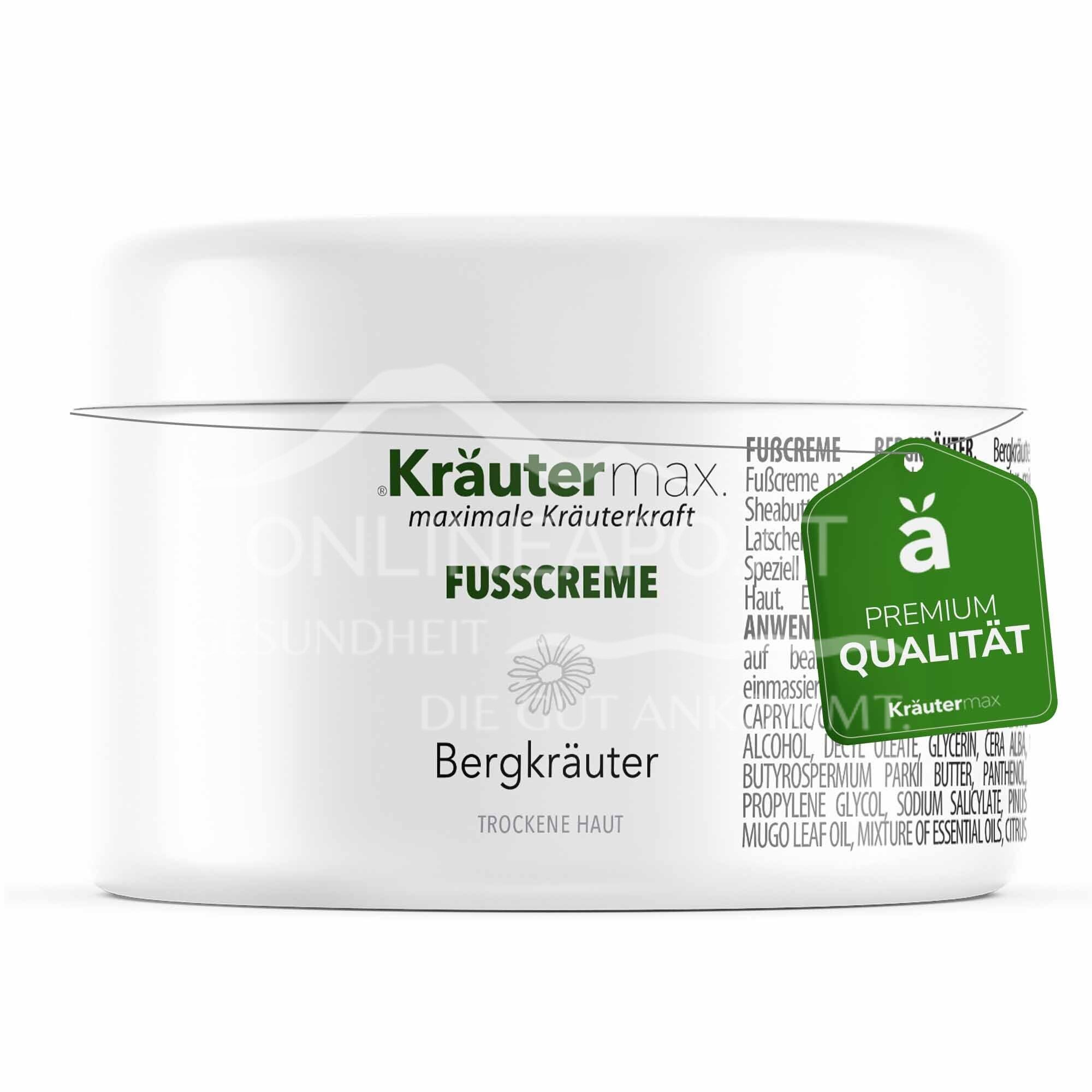 Kräutermax Bergkräuter Fußcreme