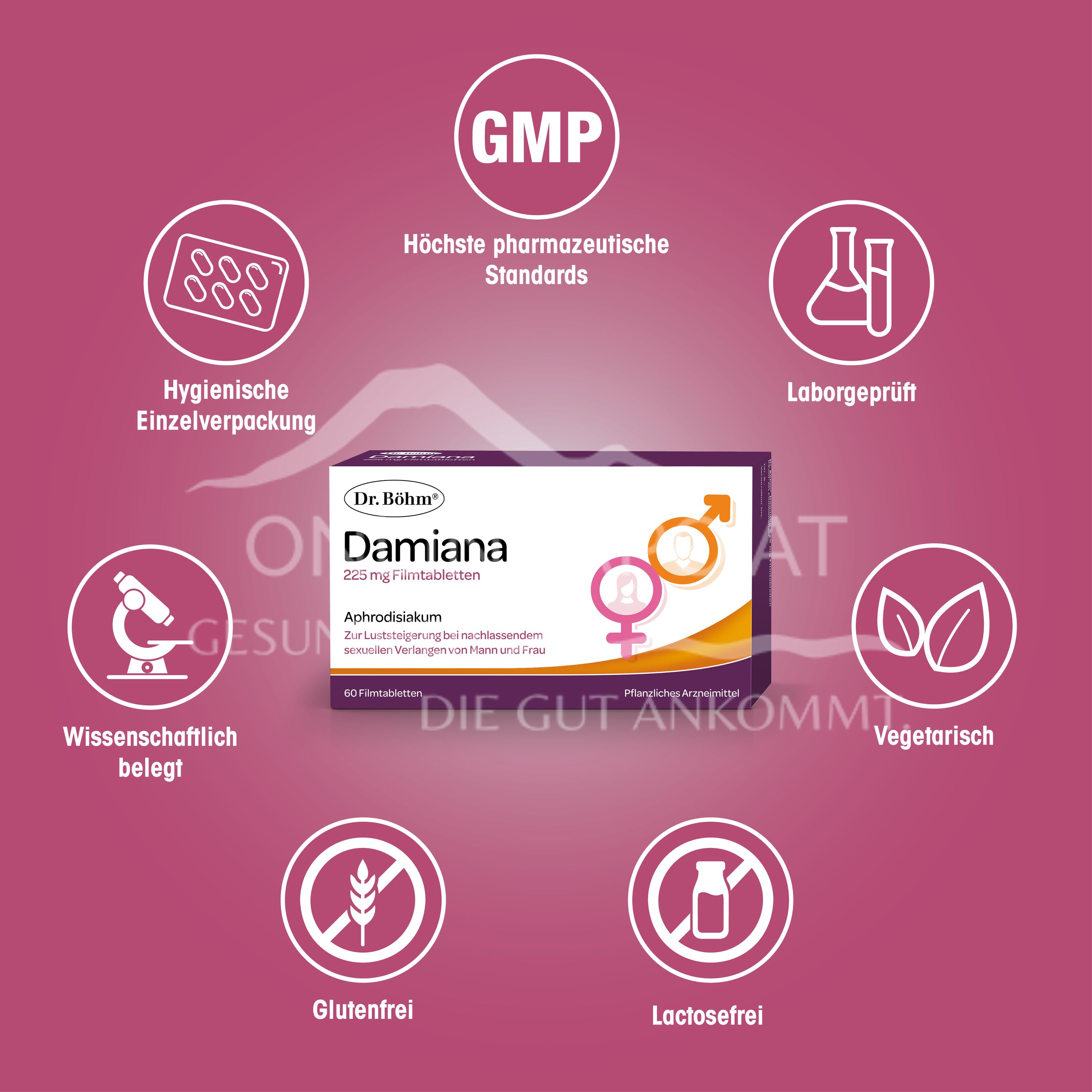 Dr Böhm® Damiana 225 mg film-coated tablets