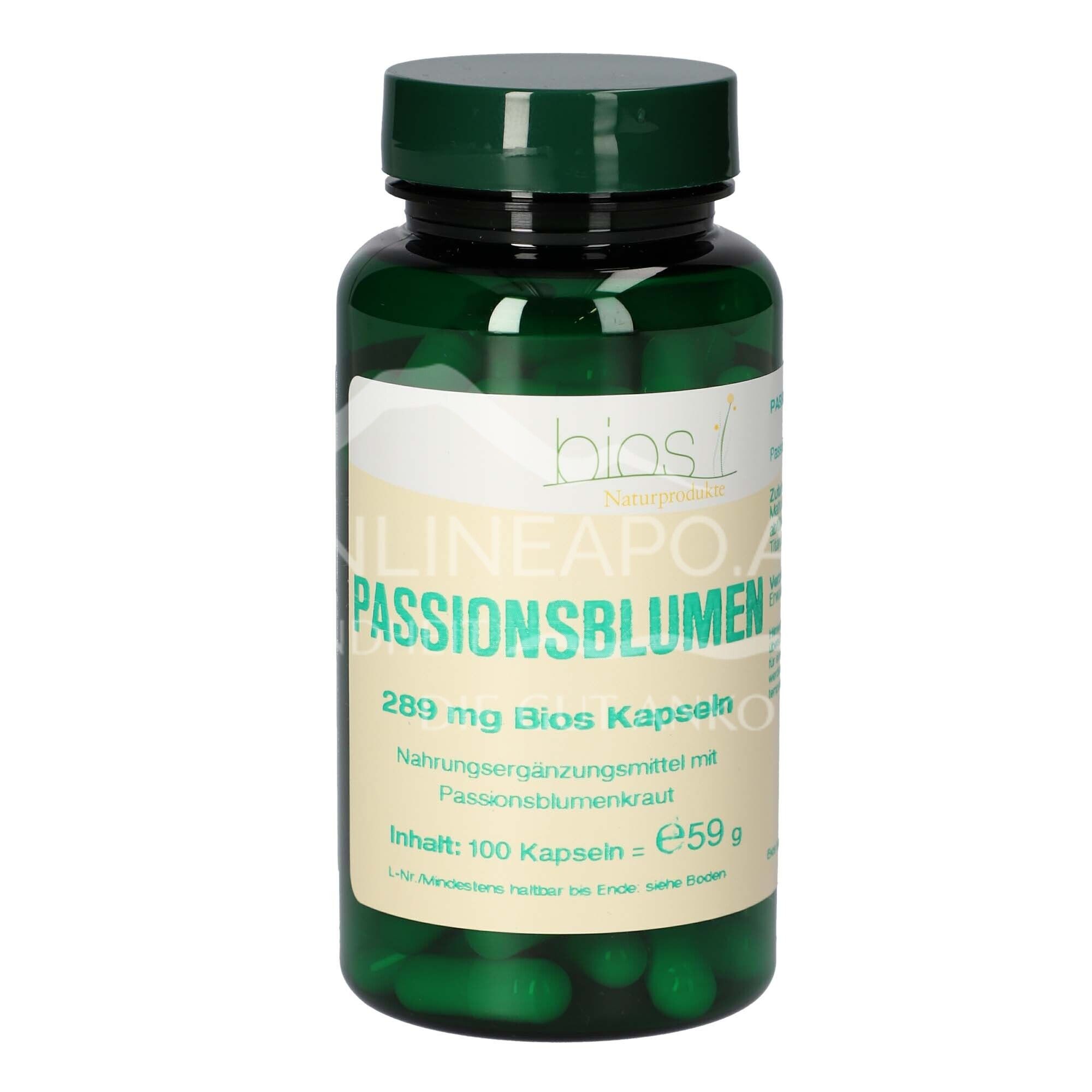 Bios Passionsblumen 289 mg Kapseln