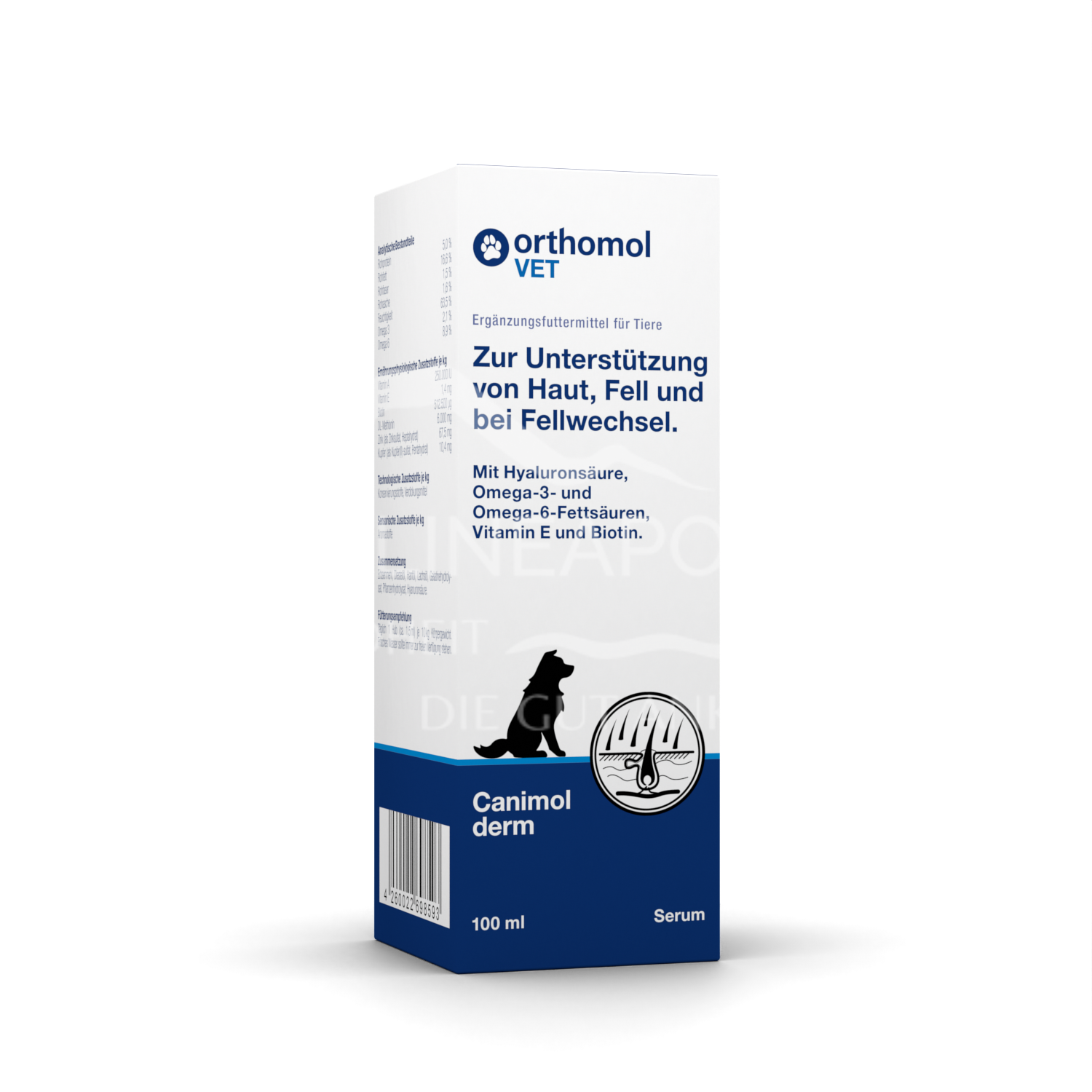 Orthomol VET Canimol derm Emulsion für Hunde