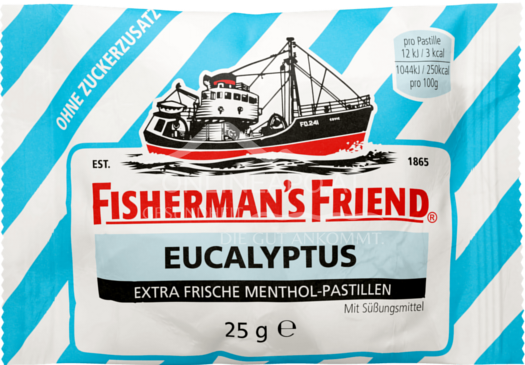 Fisherman's Friend Eucalyptus Pastillen ohne Zuckerzusatz