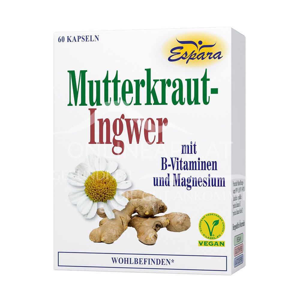 Espara Mutterkraut-Ingwer Kapseln
