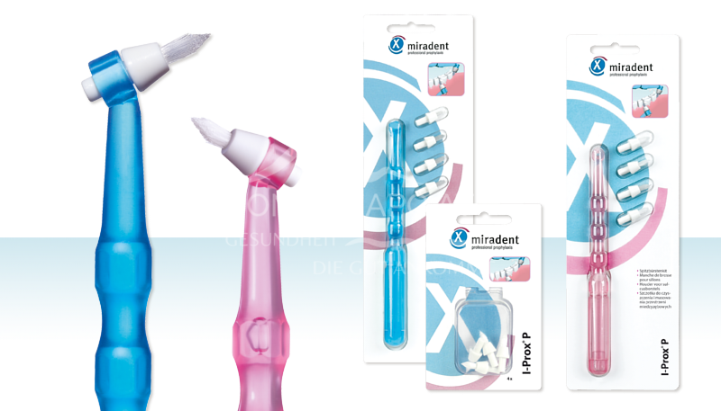 Miradent I-Prox P Sulcusbürste mit 4 Bürsten