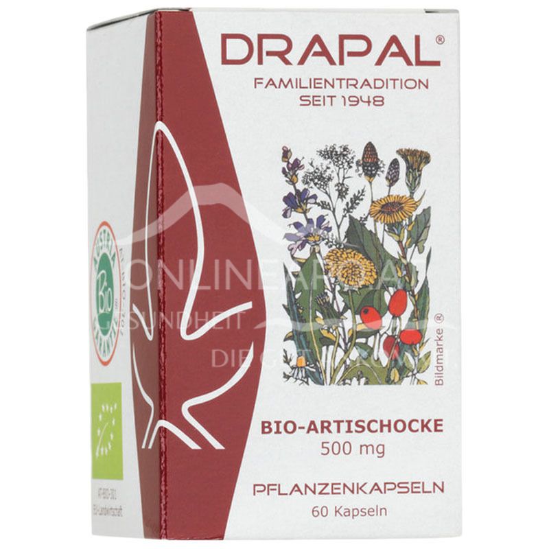 DRAPAL® BIO-Artischocke 500 mg Pflanzenkapseln