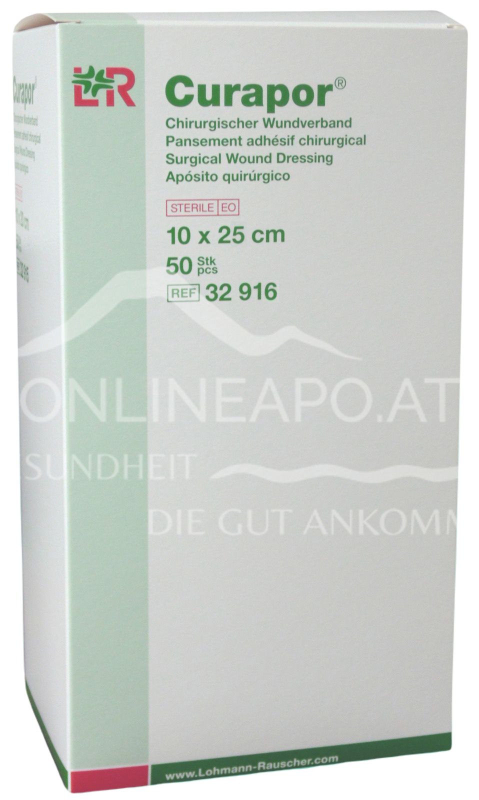 Curapor® Chirurgischer Wundverband steril, 10 x 25 cm
