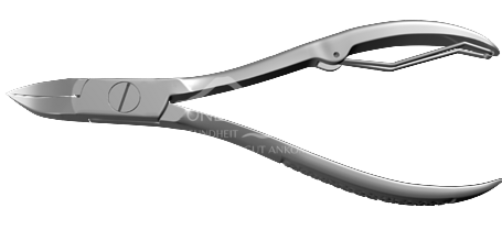 Kozbach Pharma 63R Nail nippers, roller spring, stainless, 12 cm