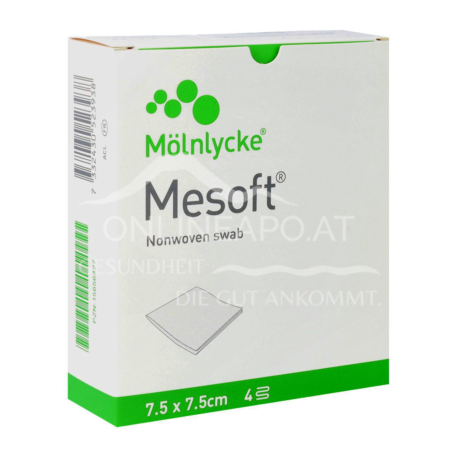 Mesoft® Vlieskompressen steril 7,5 x 7,5 cm, 10 x 2 Stück