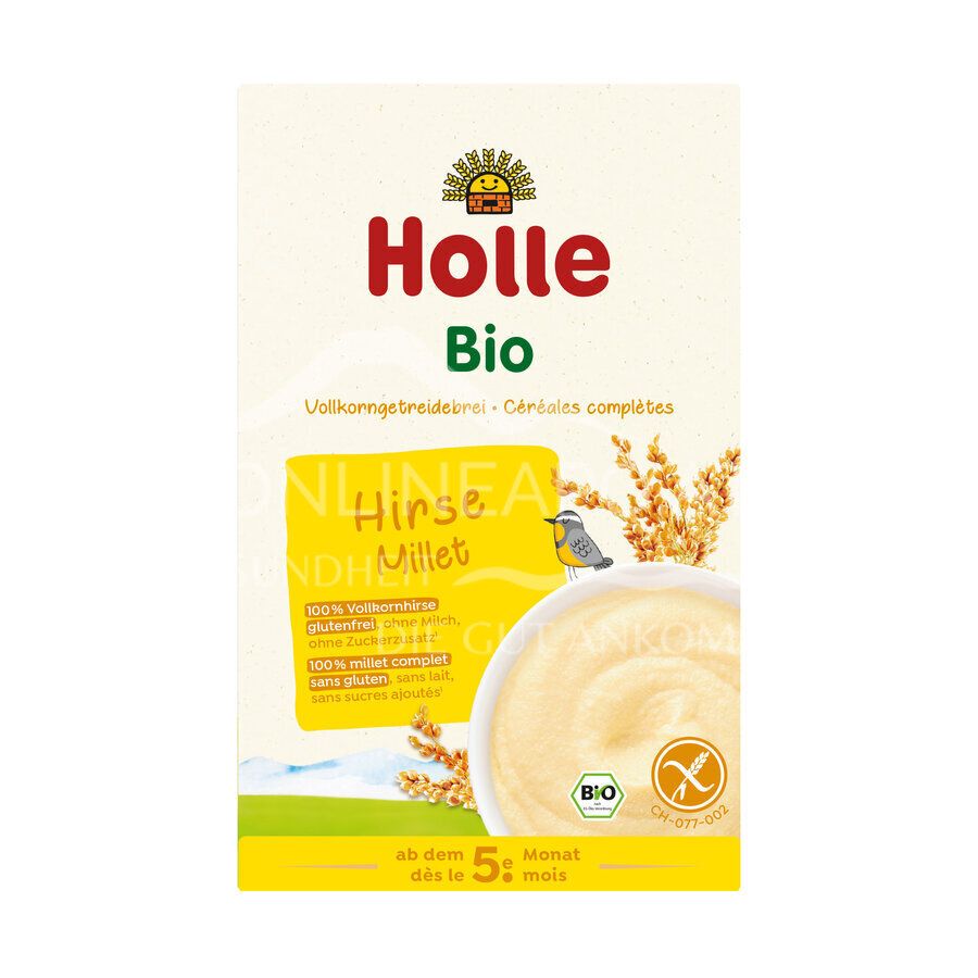 Holle Bio-Vollkorngetreidebrei Hirse