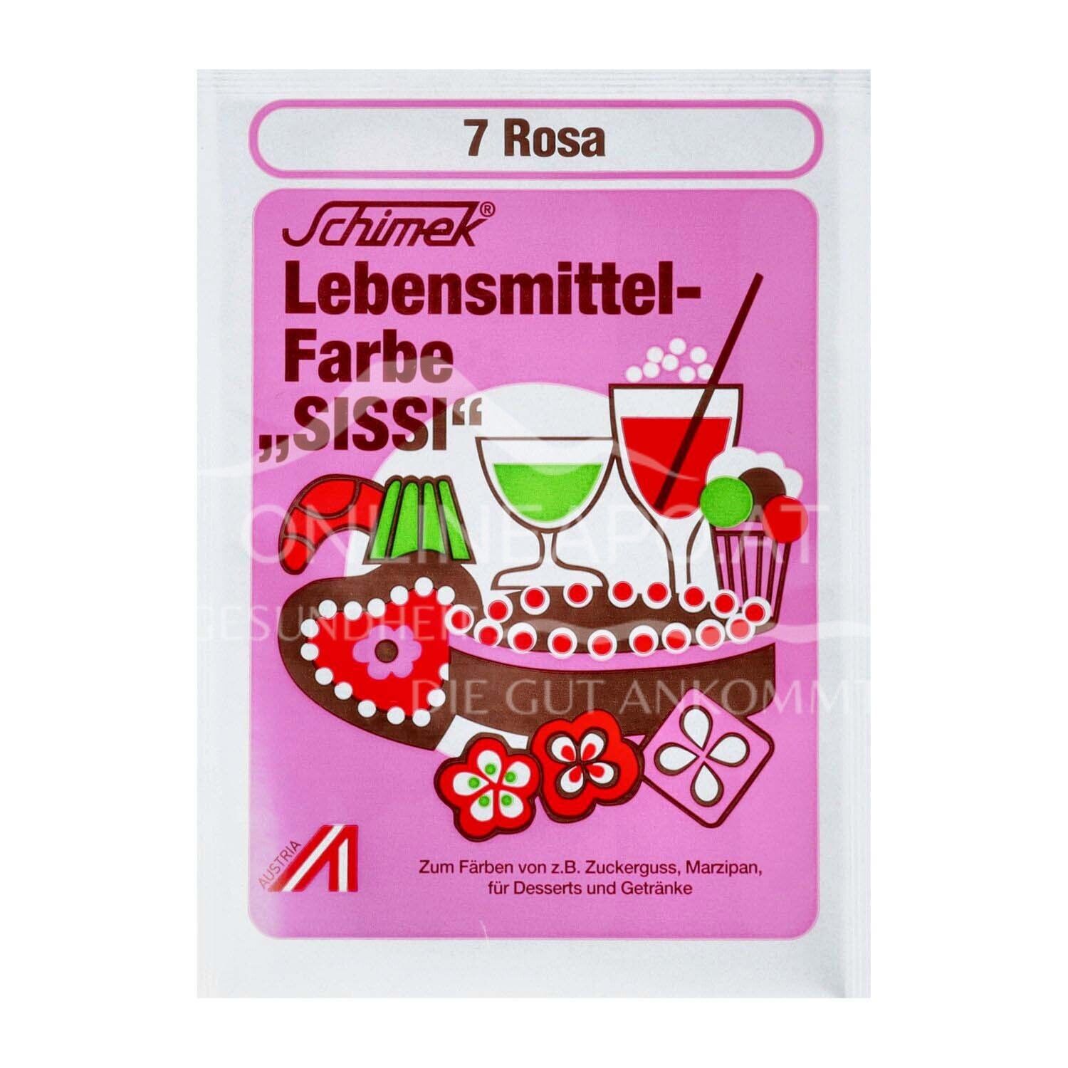 Schimek® Lebensmittelfarbe  "Sissi" - 7 Rosa