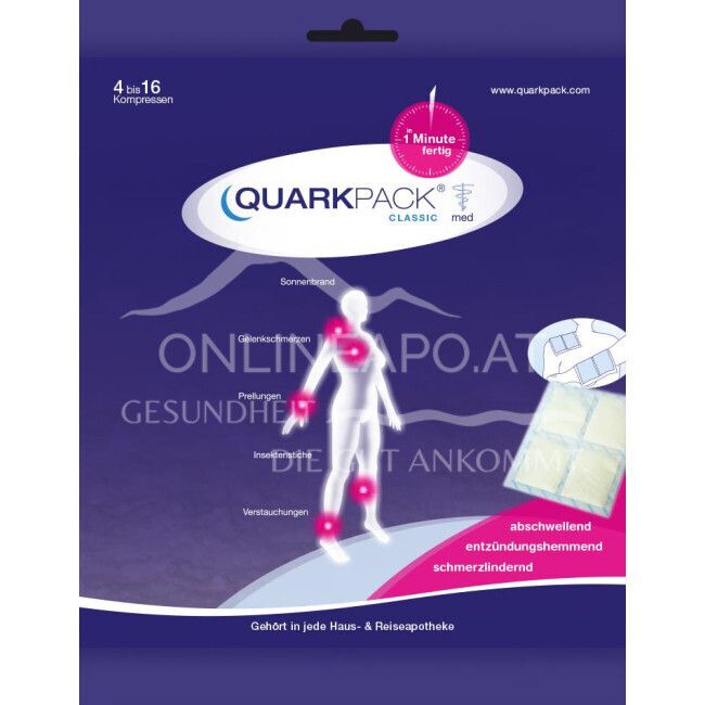Quarkpack Classic Topfenkühlkompressen