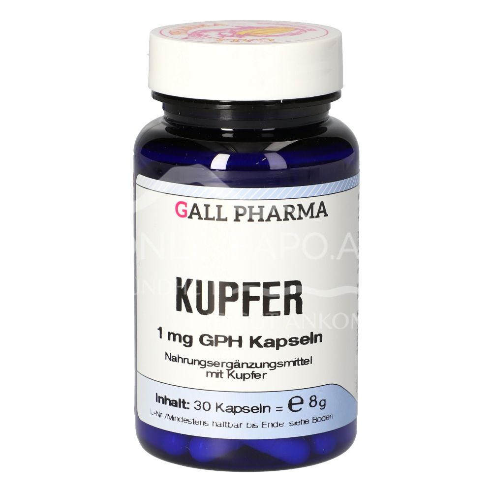 Gall Pharma Copper 1 mg capsules