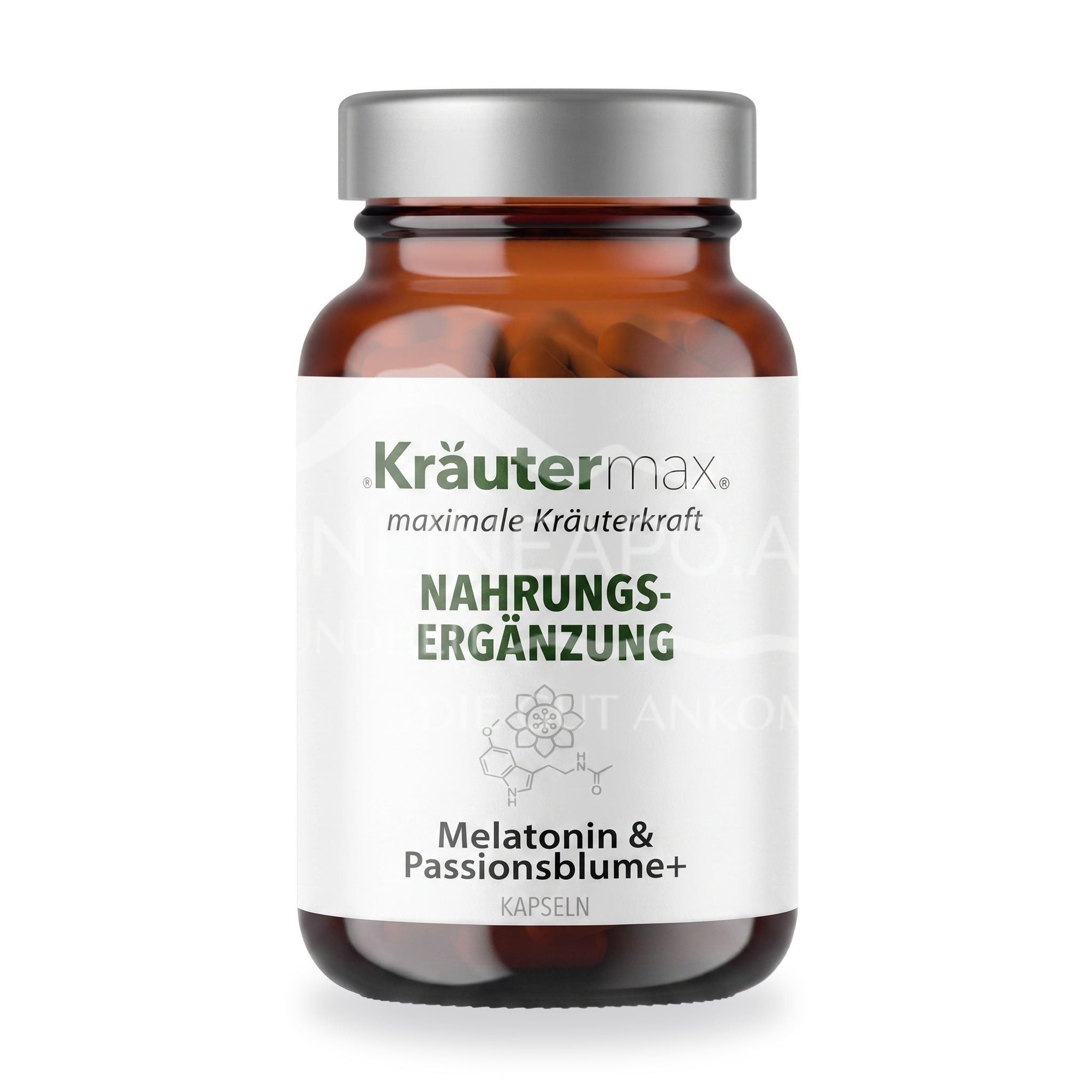 Kräutermax Melatonin 1 mg & Passionsblume plus Kapseln