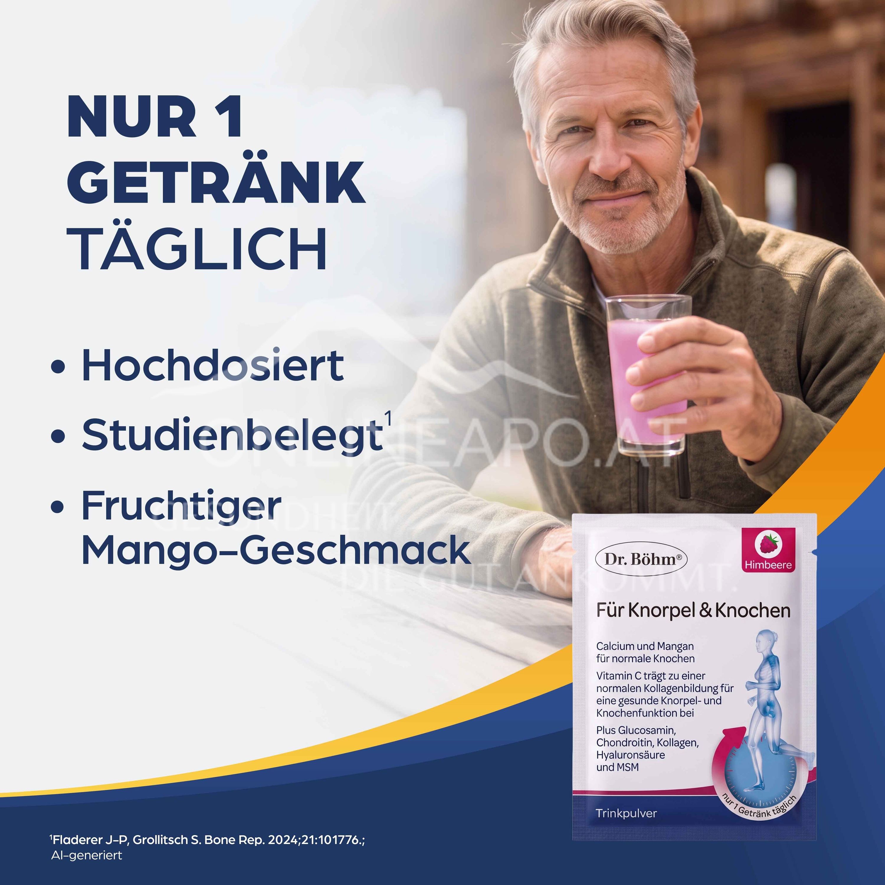 Dr. Böhm® Gelenks complex intensiv Brausegranulat - Himbeere