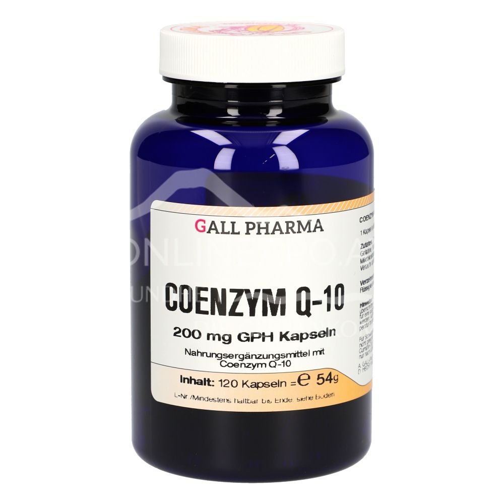 Gall Pharma Coenzyme Q10 200 mg capsules
