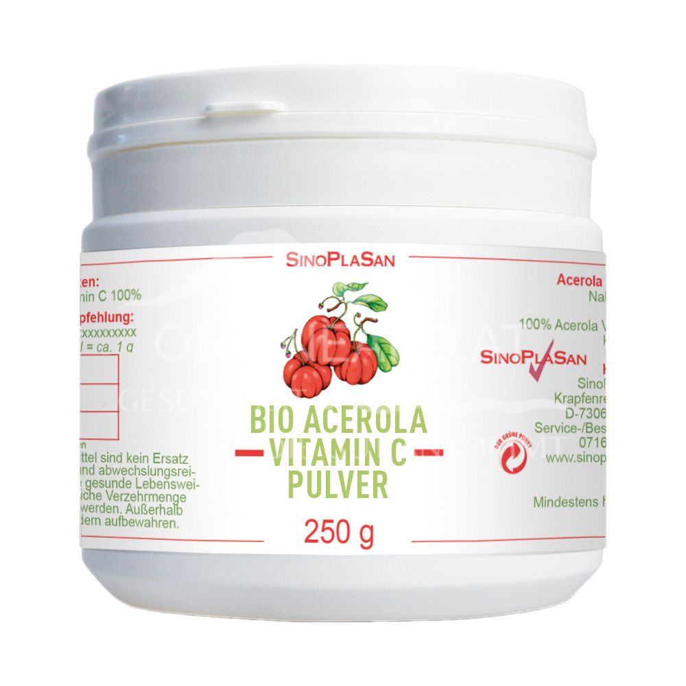 SinoPlaSan BIO Acerola Vitamin C Pulver
